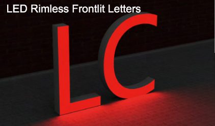 LED-Rimless-Frontlit-Letters